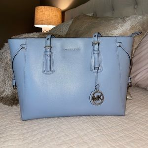 Beautiful Baby Blue Michael Kors Large Purse